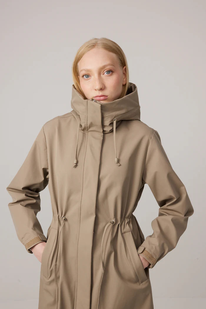 Makia naisten takki Rylie Jacket, ruskeanharmaa