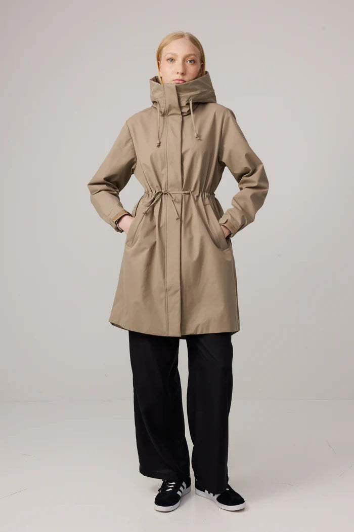 Makia naisten takki Rylie Jacket, ruskeanharmaa