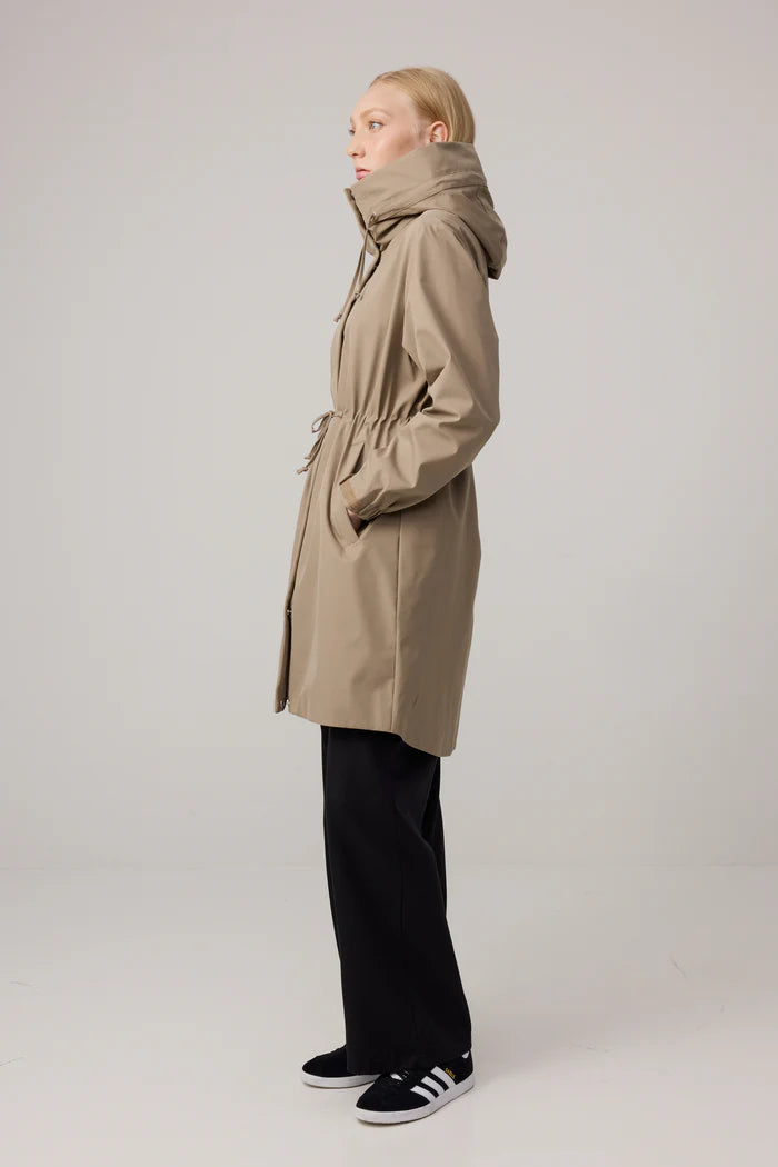 Makia naisten takki Rylie Jacket, ruskeanharmaa