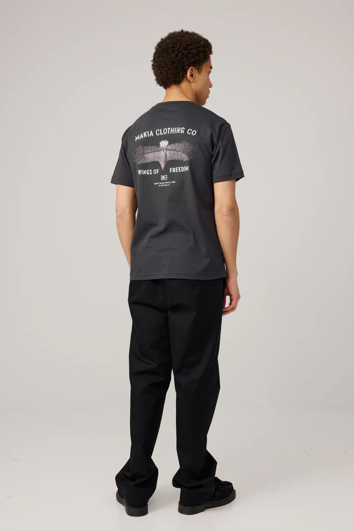Makia miesten t-paita Wings T-shirt, musta