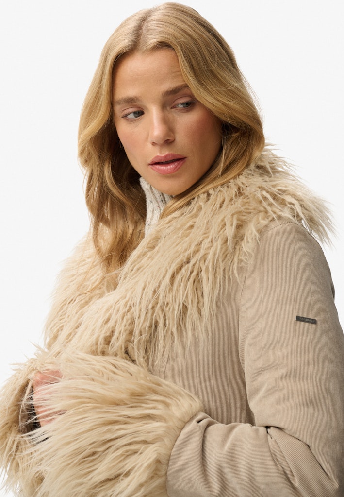 Superdry naisten takki Long Afghan Coat, beige