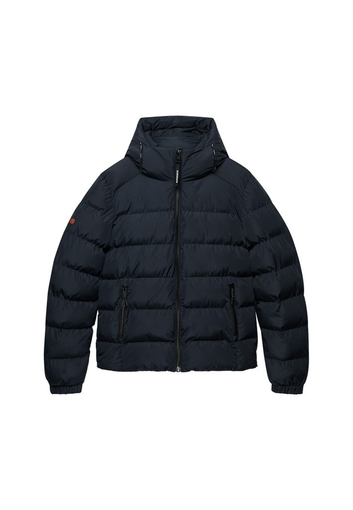 Superdry miesten toppatakki Hooded Sports Puffer Jacket, Eclipse Navy