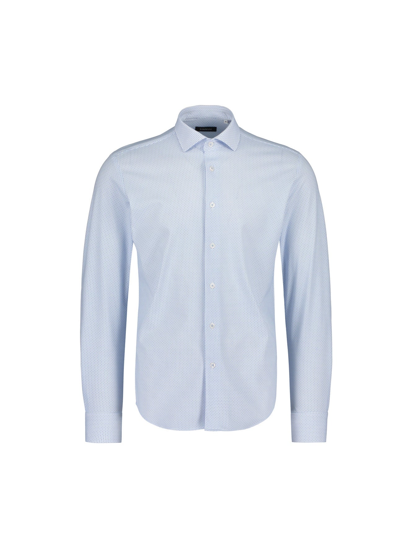 Sinnuu miesten kauluspaita Technical Performance Shirt Microprint, valkopohjainen kuosiTECHNICAL PERFORMANCE SHIRT MICROPRINT VALKOPOHJAINEN KUOSI