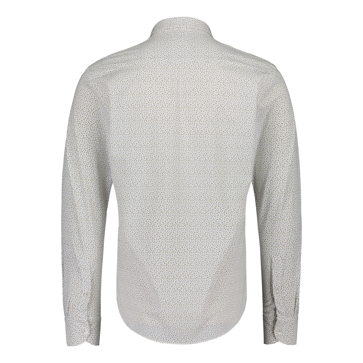 Sinnuu miesten kauluspaita Technical Performance Shirt Flower, kuosillinen beige