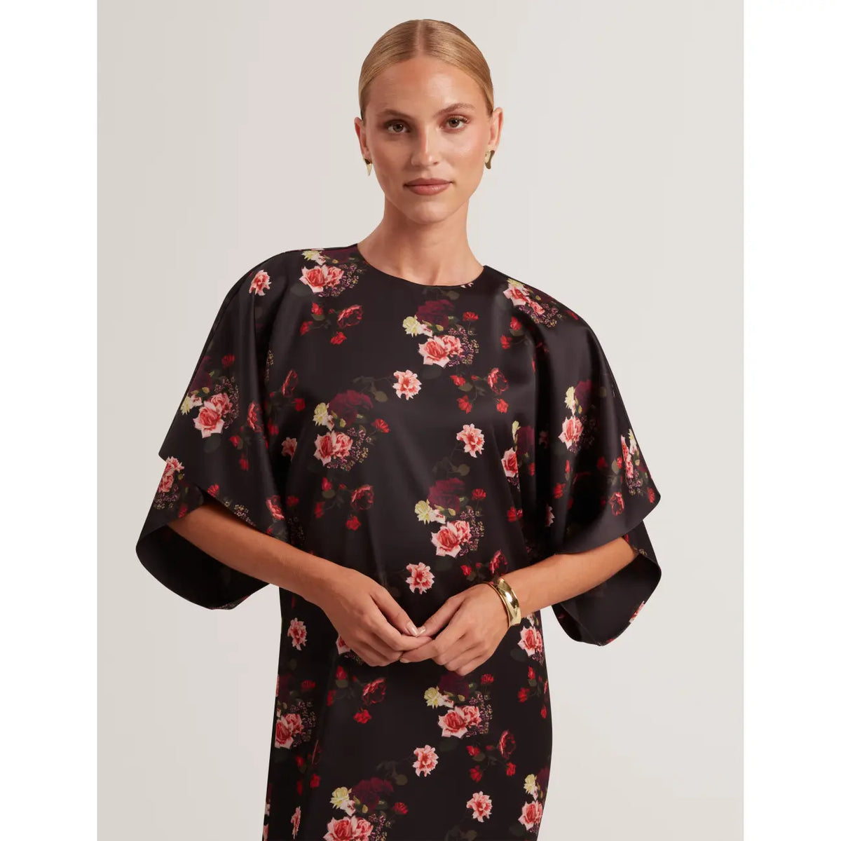 Ted Baker naisten mekko Meeiaa, musta kuosi