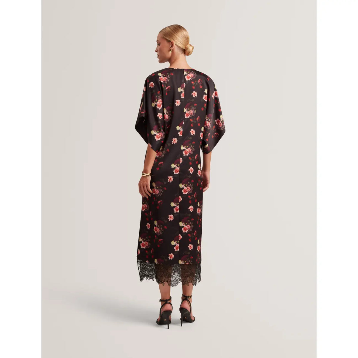 Ted Baker naisten mekko Meeiaa, musta kuosi