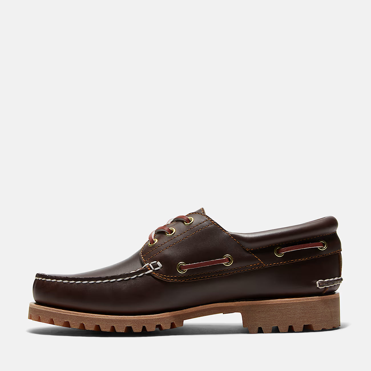 Timberland miesten purjehduskengät Authentic 3 Eye Lug Boat Shoe, keskiruskea