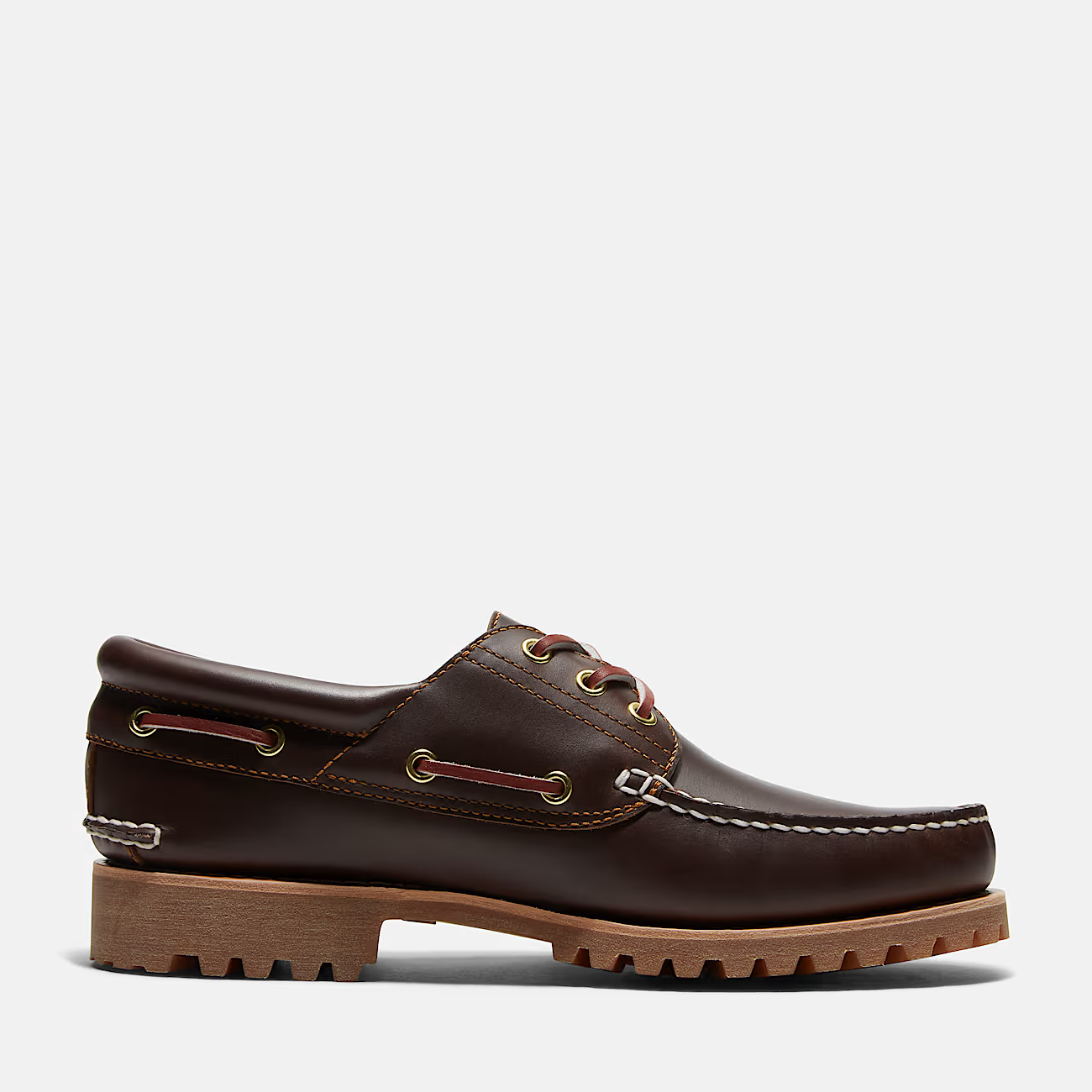 Timberland miesten purjehduskengät Authentic 3 Eye Lug Boat Shoe, keskiruskea
