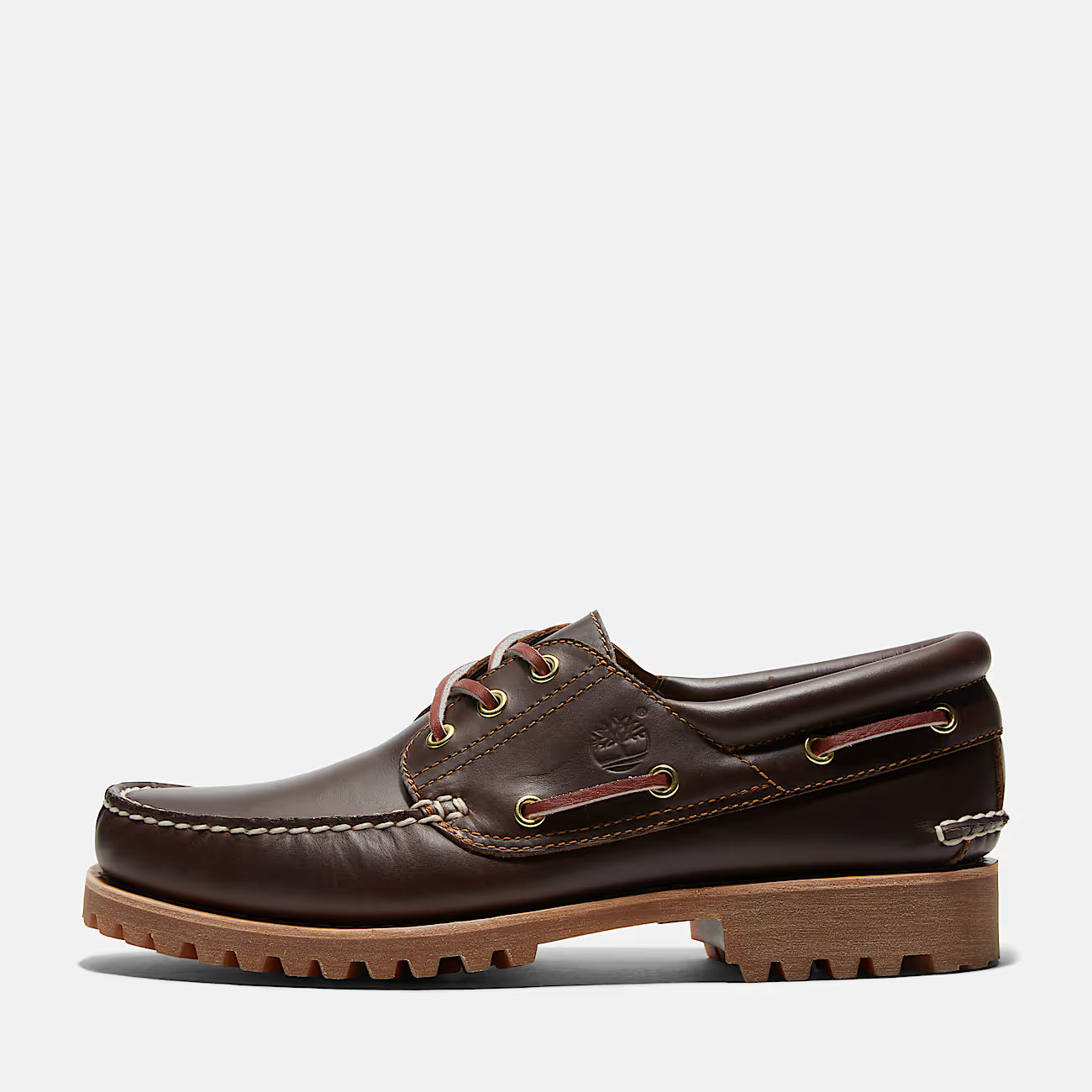 Timberland miesten purjehduskengät Authentic 3 Eye Lug Boat Shoe, keskiruskea