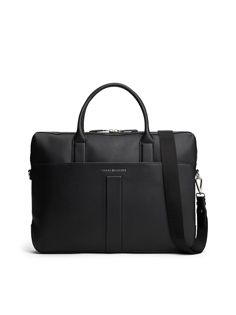 Tommy Hilfiger laukku K TH RELAXED COMPUTER BAG, musta