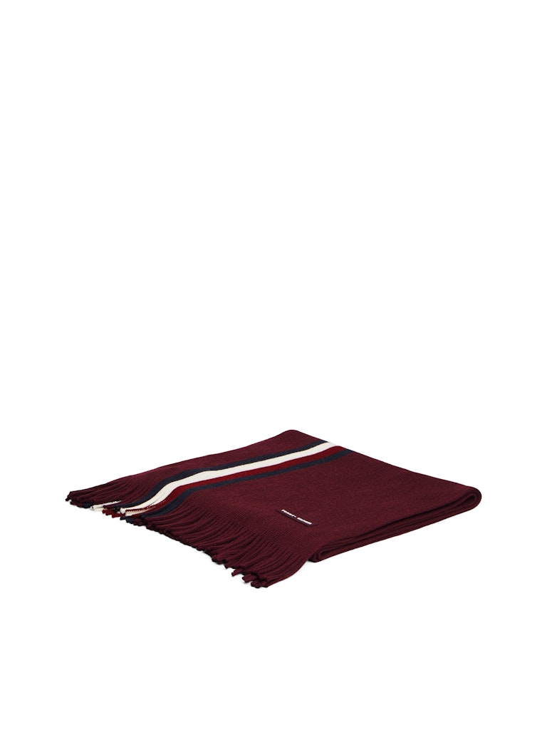 Tommy Hilfiger huivi K TH RWB RACHELLE SCARF, viininpunainen