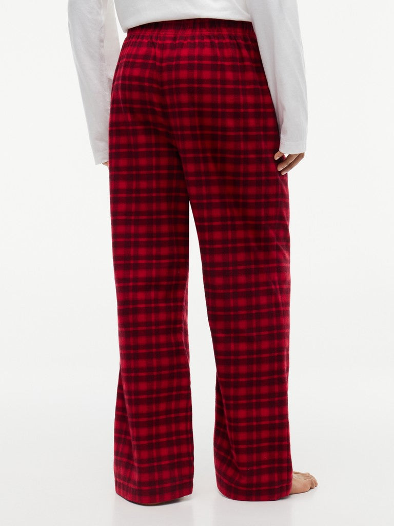 Tommy Hilfiger miesten pyjamahousut Flannel PJ Pant Self, Red Tonal Plaid