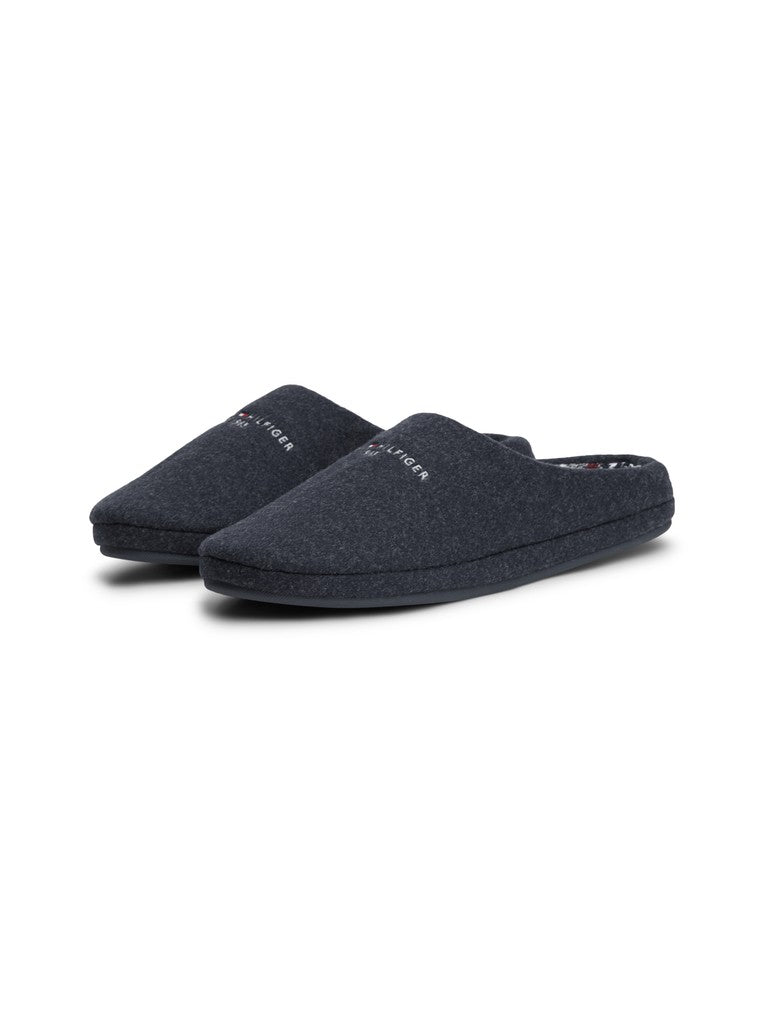 Tommy Hilfiger miesten tossut Felt House Shoe, tummansininen