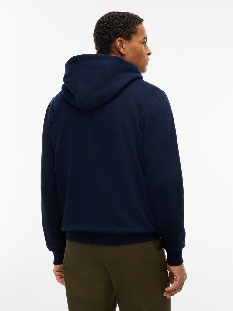 Tommy Hilfiger miesten collegetakki Essential Fleece Zip Through, Navy Blue