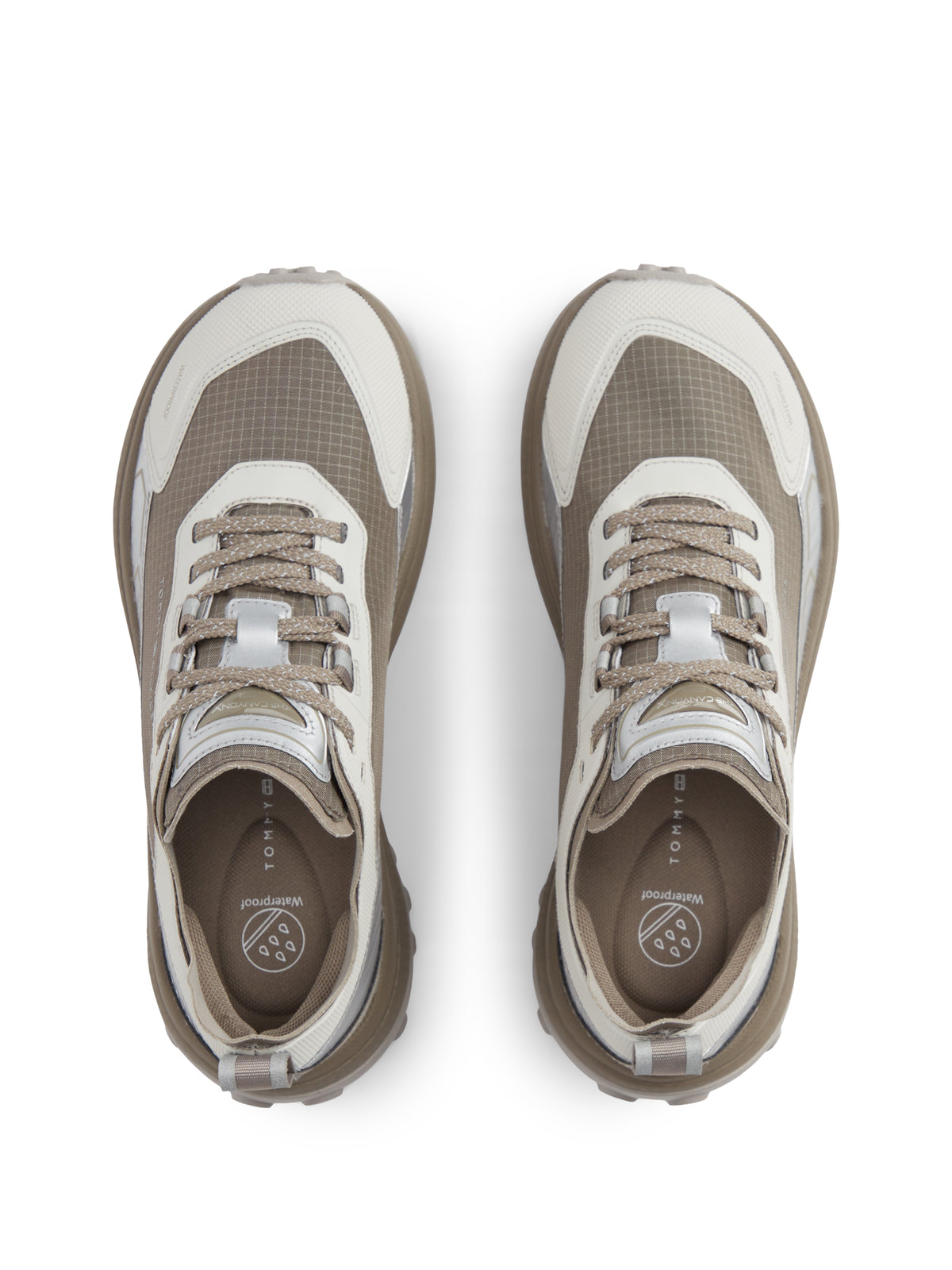 Tommy Hilfiger naisten tennarit The Canyon X Waterproof, vaalea beige