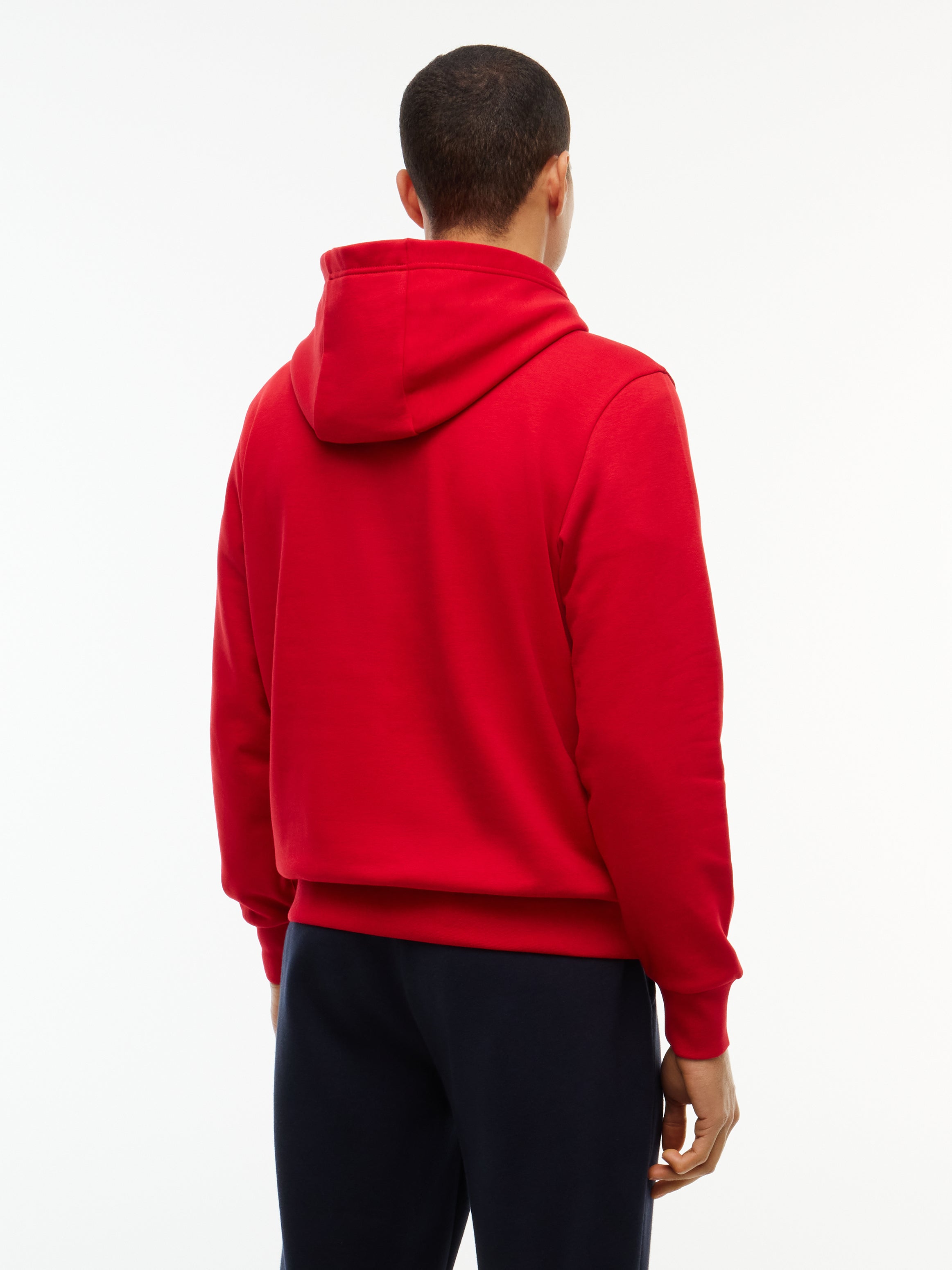 Tommy Hilfiger miesten huppari Logo Embroidery Fleece Hoody, punainen