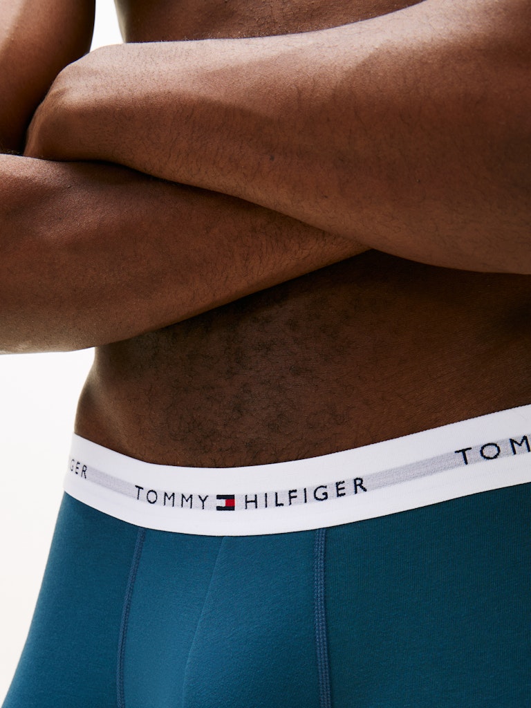 Tommy Hilfiger miesten bokserit 3P Boxer Brief, musta