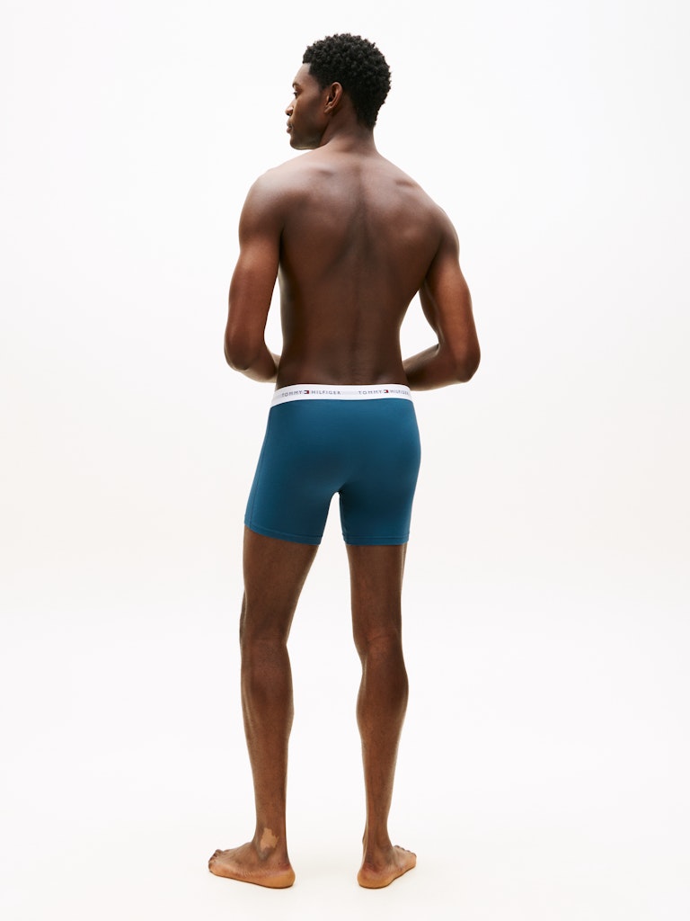 Tommy Hilfiger miesten bokserit 3P Boxer Brief, musta