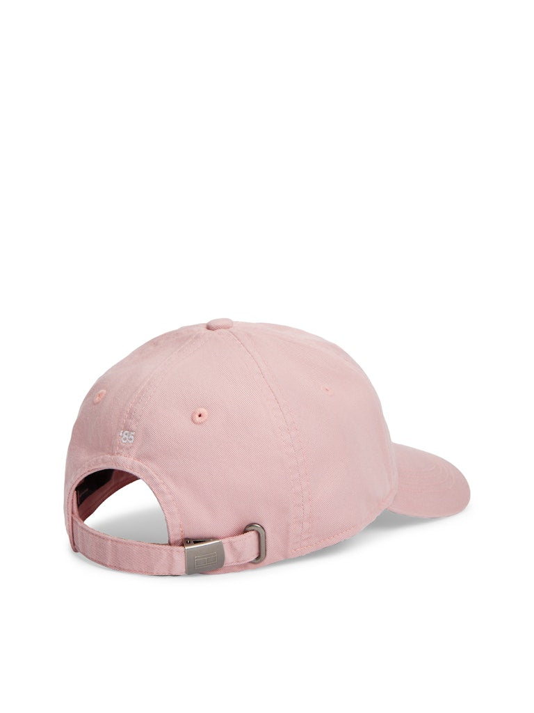 Tommy Hilfiger unisex lippis TH Flag Soft 6 Panel Cap, vaaleanpunainen