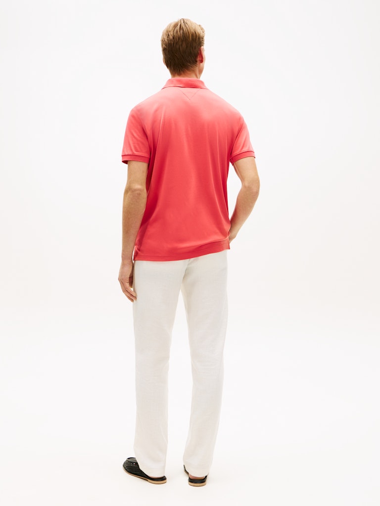 Tommy Hilfiger miesten pikeepaita Liquid Cotton Regular Fit, punainen