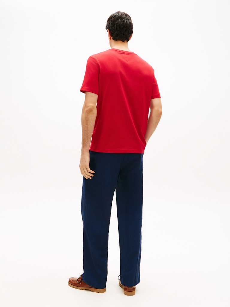 Tommy Hilfiger miesten t-paita Brand Love Text Stack, punainen