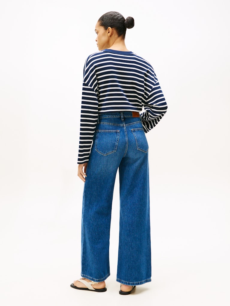 Tommy Hilfiger naisten farkut, FLO WIDE LEG JEANS Indigo
