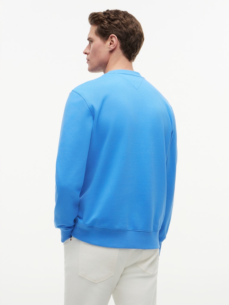Tommy Hilfiger miesten collegepaita Essential Terry Crew Neck, sininen