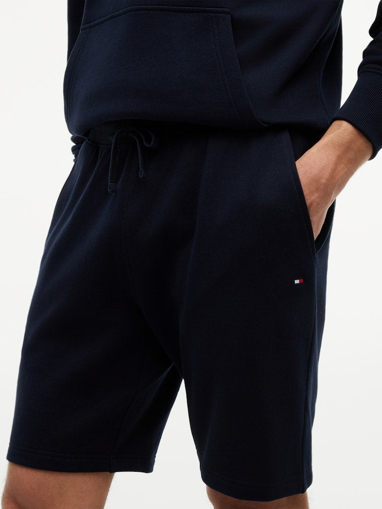 Tommy Hilfiger miesten shortsit Essential Terry Sweatshort, Tummansininen