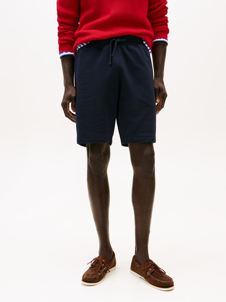 Tommy Hilfiger miesten shortsit Essential Terry Sweatshort, Tummansininen