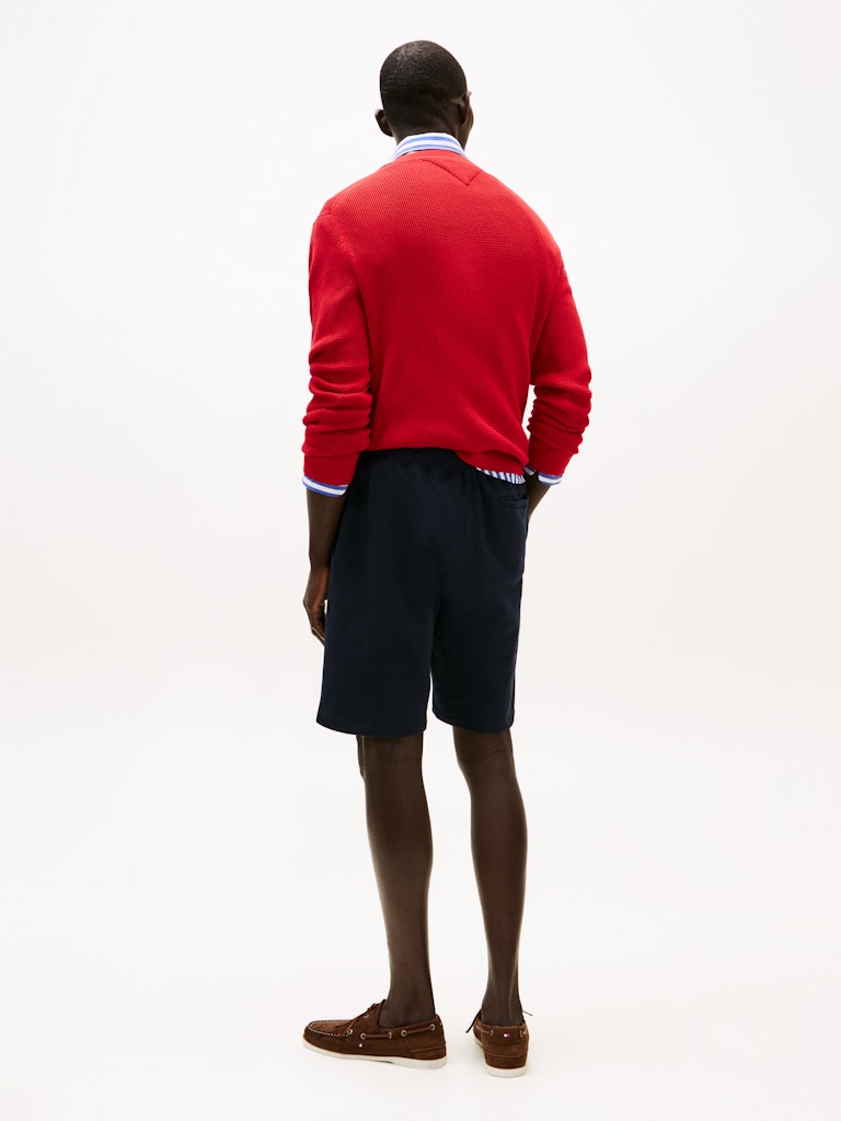 Tommy Hilfiger miesten shortsit Essential Terry Sweatshort, Tummansininen