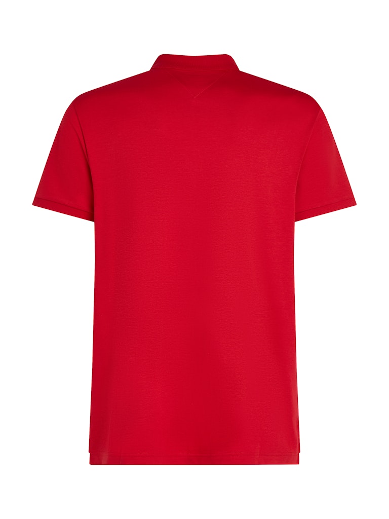 Tommy Hilfiger miesten pikeepaita Liquid Cotton Regular Fit Polo Shirt, punainen