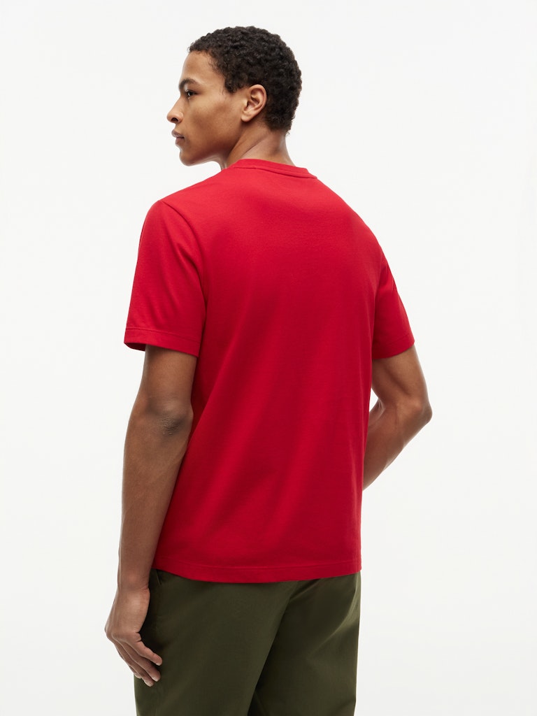 Tommy Hilfiger miesten t-paita Essential Reg Fit Tee, punainen