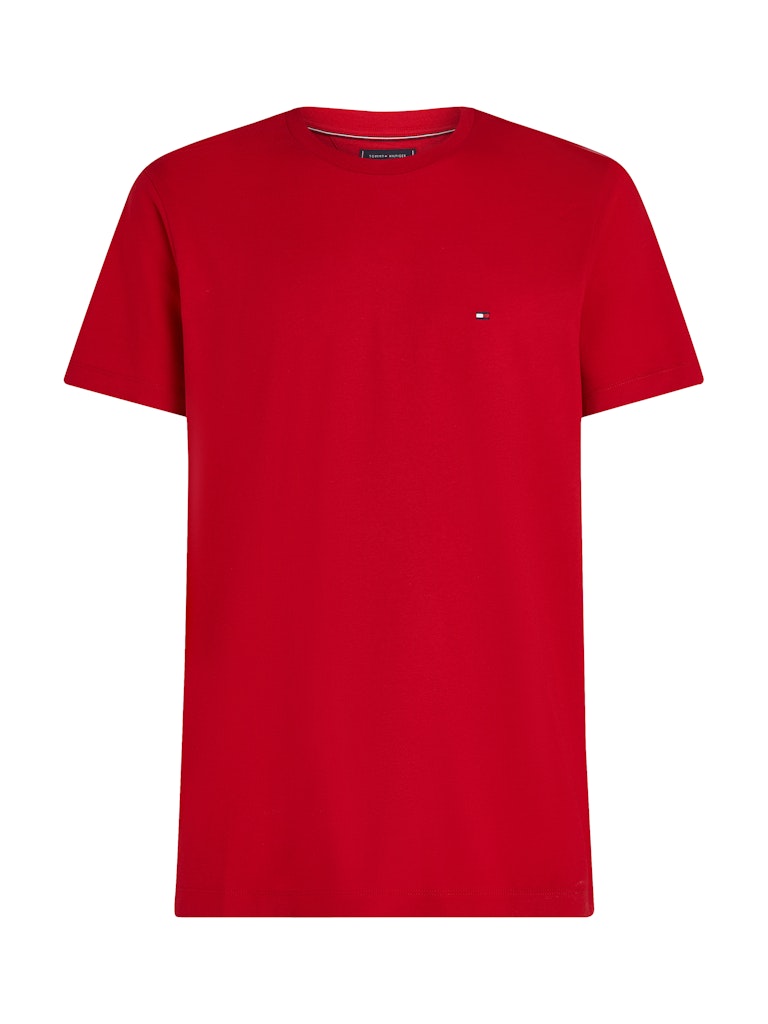 Tommy Hilfiger miesten t-paita Essential Reg Fit Tee, punainen