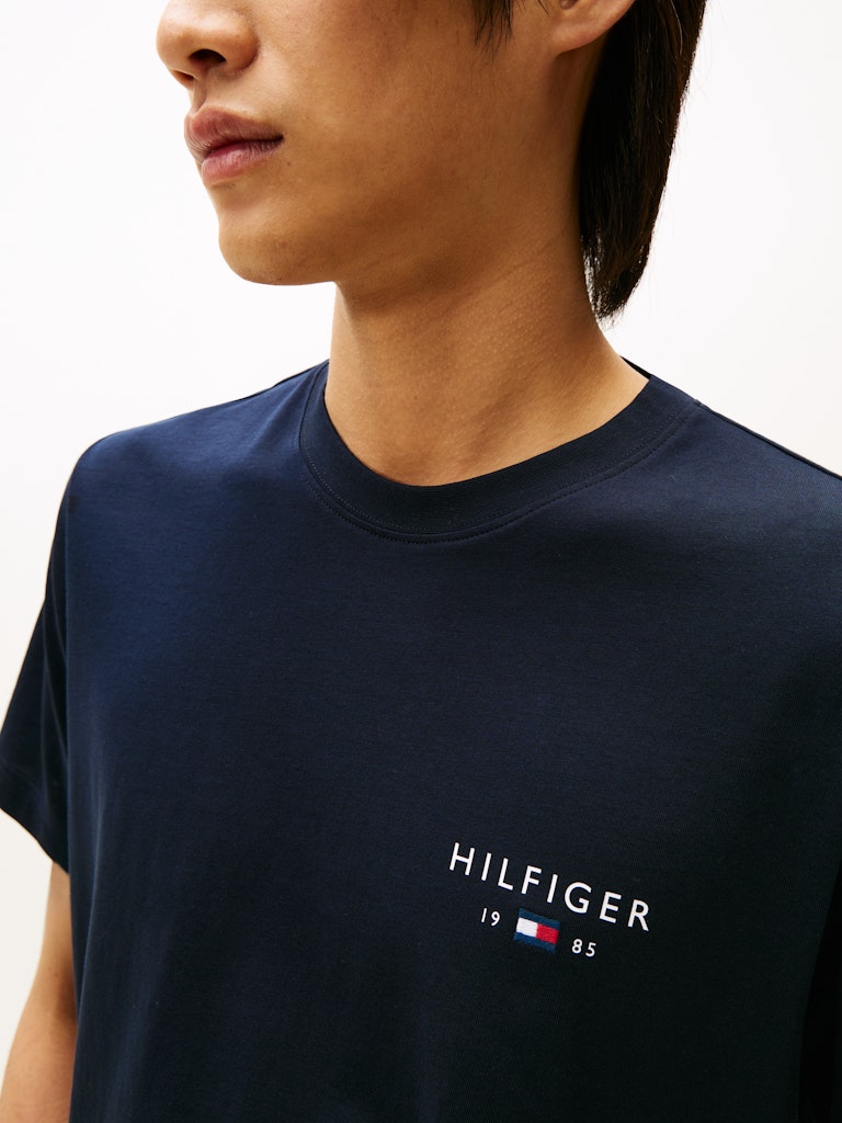 Tommy Hilfiger miesten t-paita Brand Love Small Hilfiger Tee, tummansininen