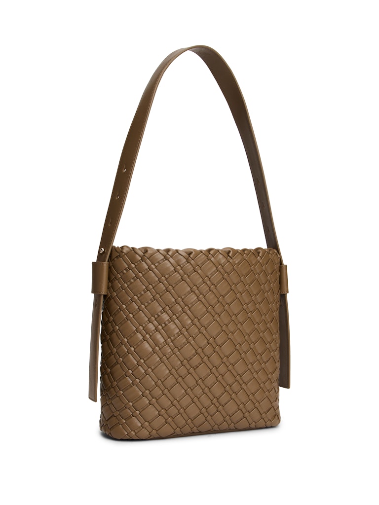 Tommy Hilfiger naisten laukku TH BRAIDED SHOULDER BAG, kitti