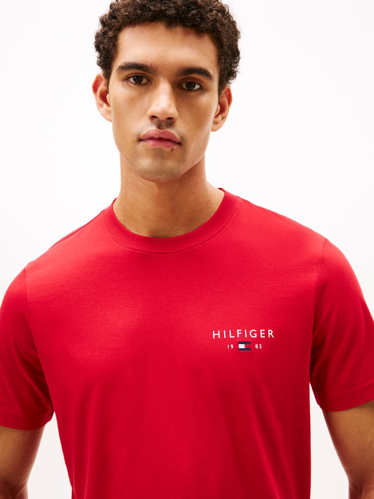 Tommy Hilfiger miesten t-paita Brand Love Small Hilfiger Tee, punainen