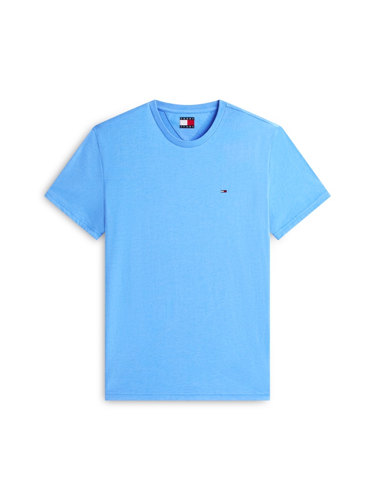 Tommy Jeans miesten t-paita Tommy Flag Extra Slim Jersey T-Shirt, sininen