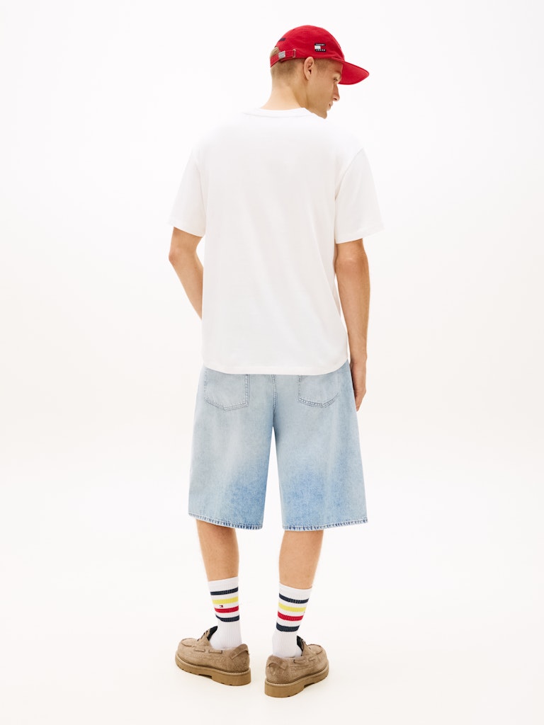 Tommy Jeans miesten t-paita TJM RLX Bear SS Tee, luonnonvalkoinen