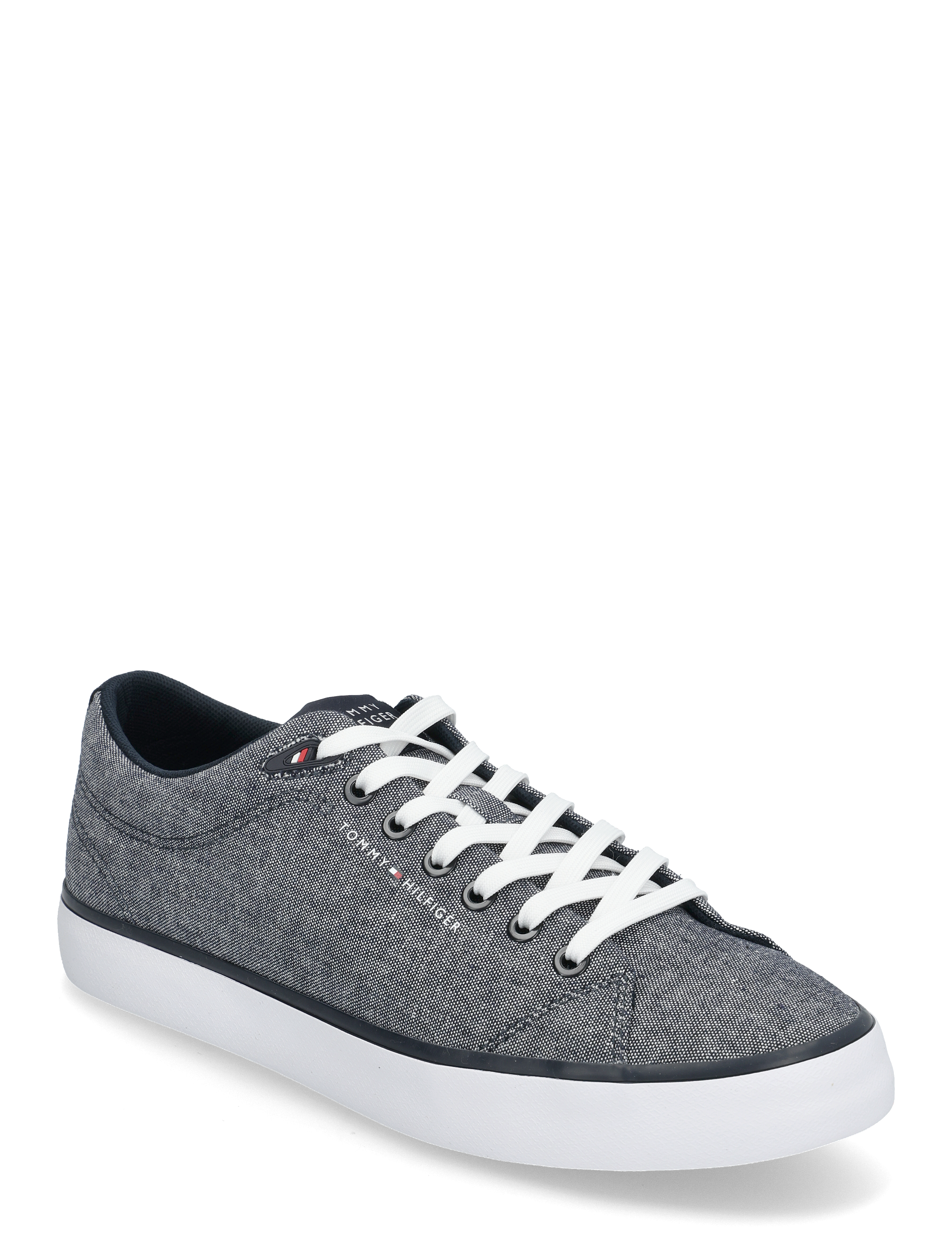 Tommy Hilfiger meisten tennarit, TH HI VULC LOW CORE CHAMPRAY Sininen Kuosi