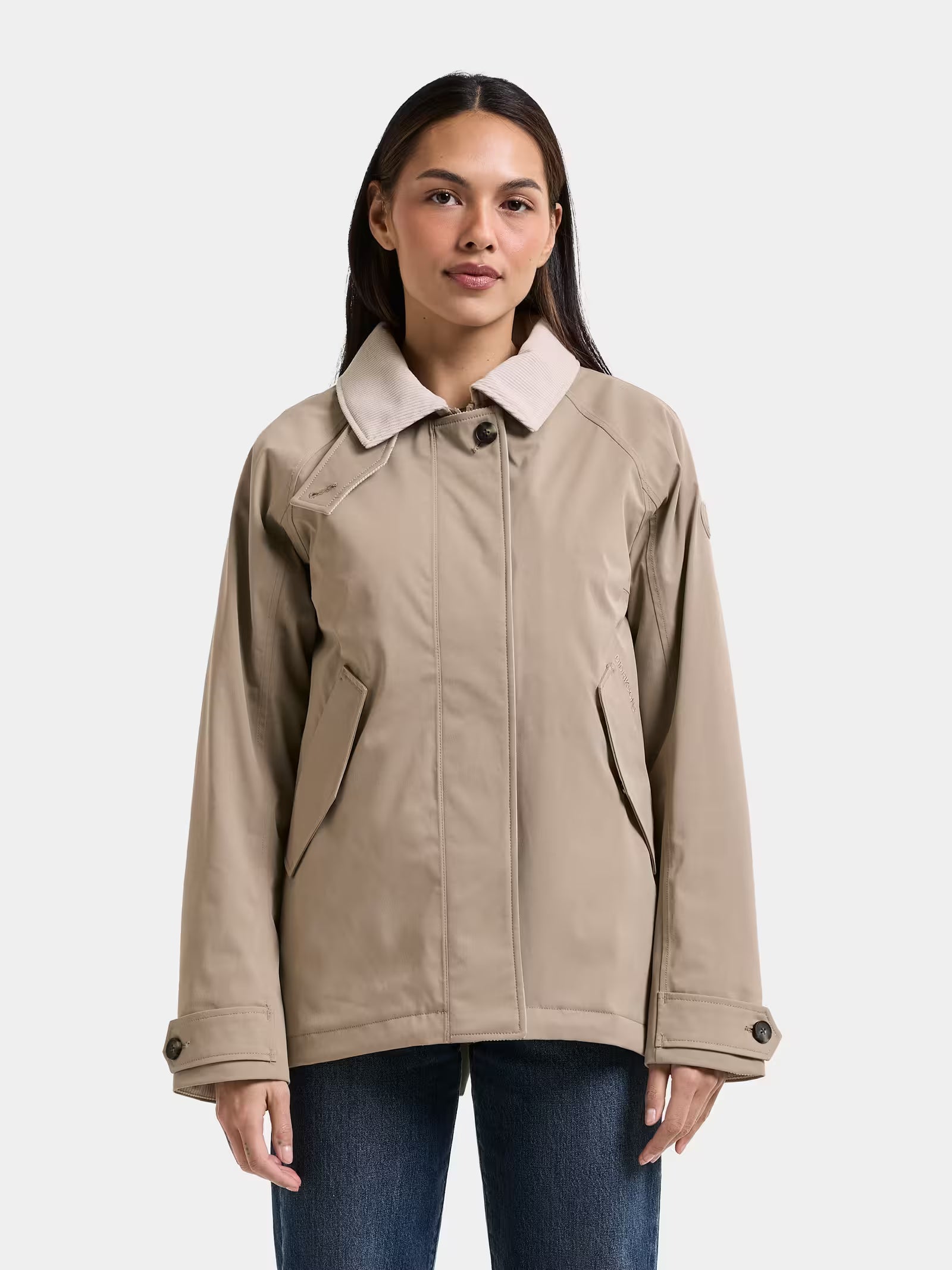 Didriksons naisten takki Lynn Jacket, vaalea beige