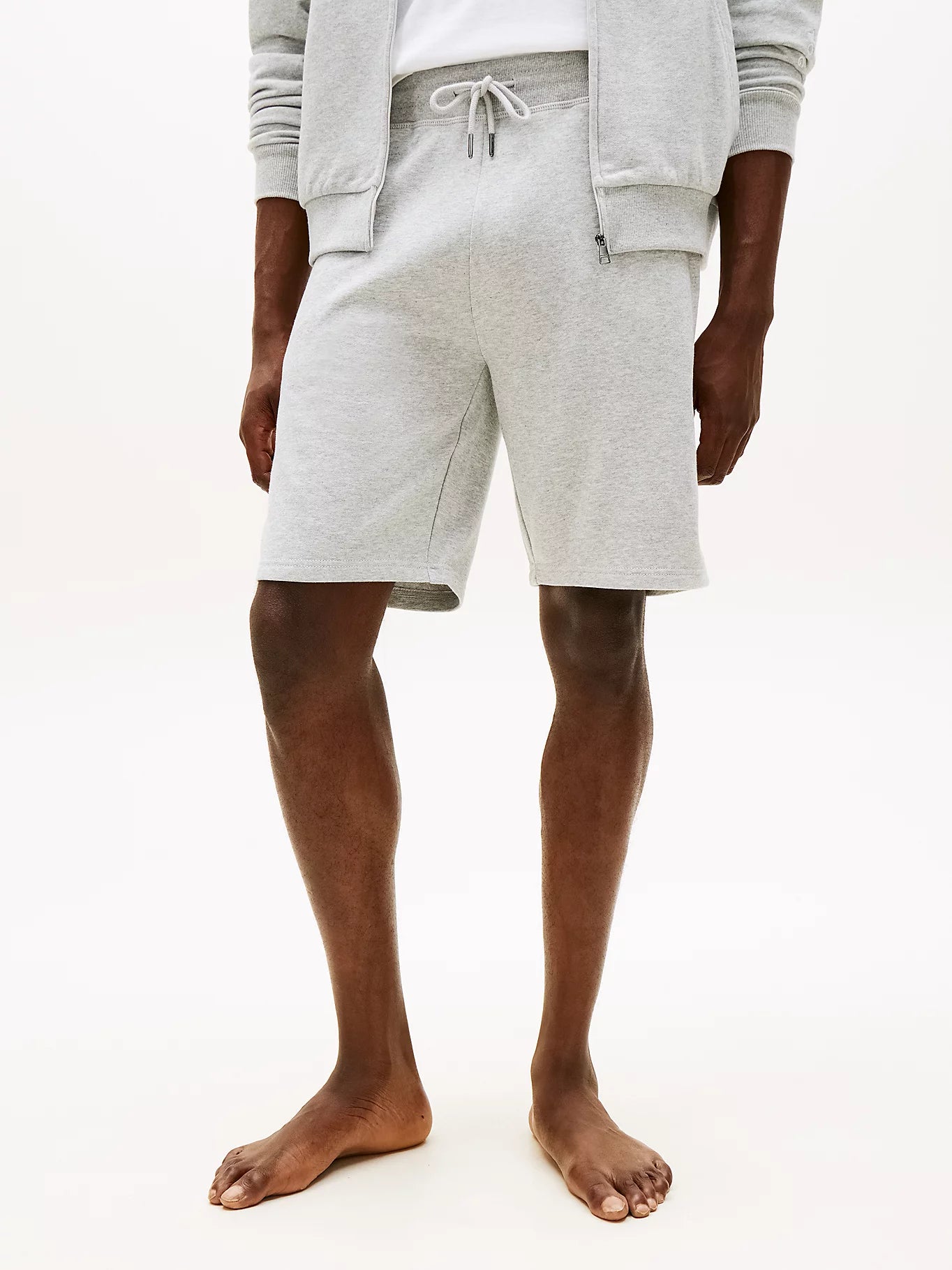 Tommy Hilfiger miesten collegeshortsit TH Track Shorts, harmaa