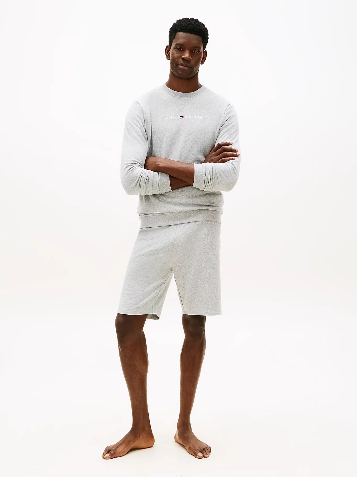 Tommy Hilfiger miesten collegepaita TH Track Top, harmaa