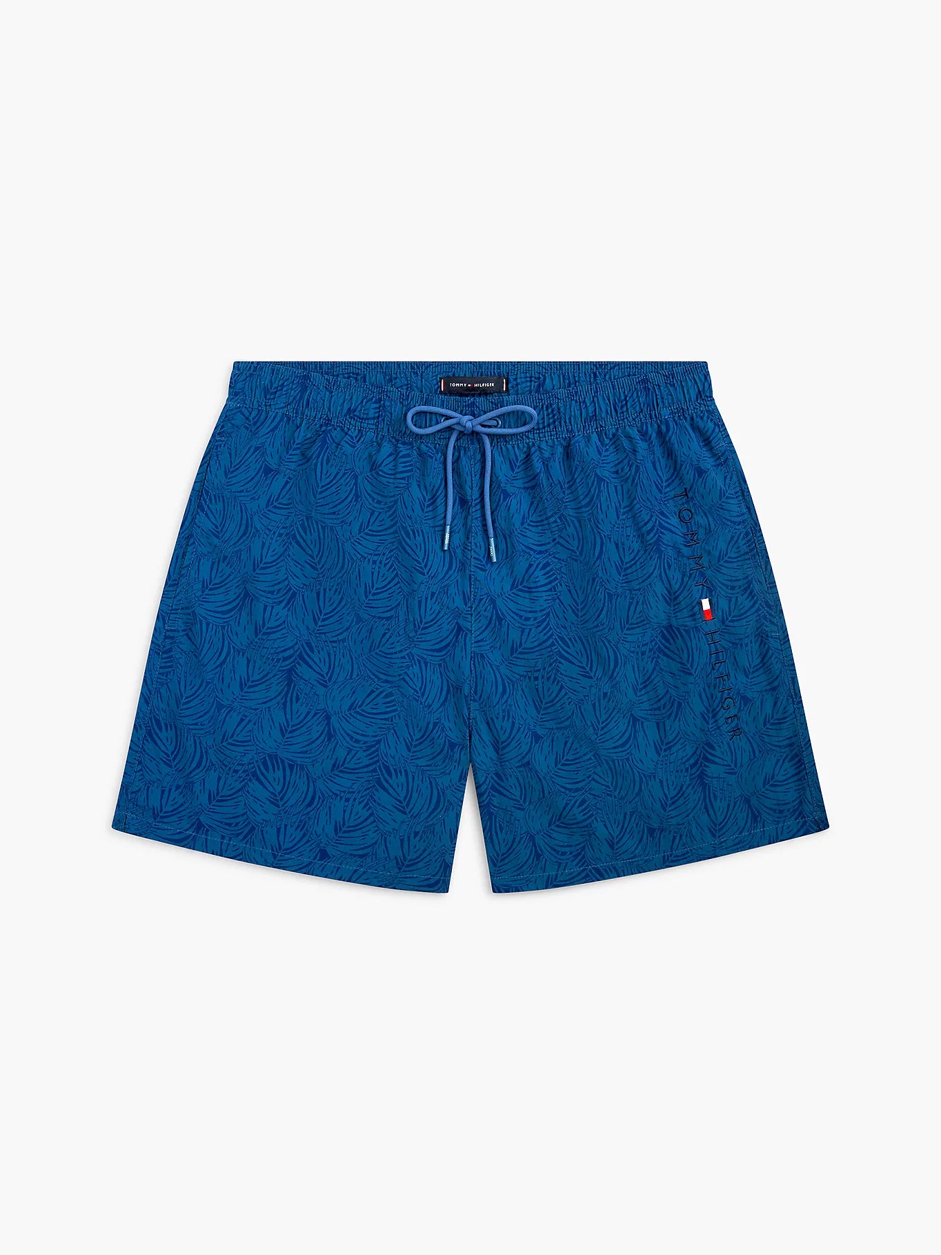Tommy Hilfiger miesten uimashortsit Medium Drawstring Print, sininen kuosi