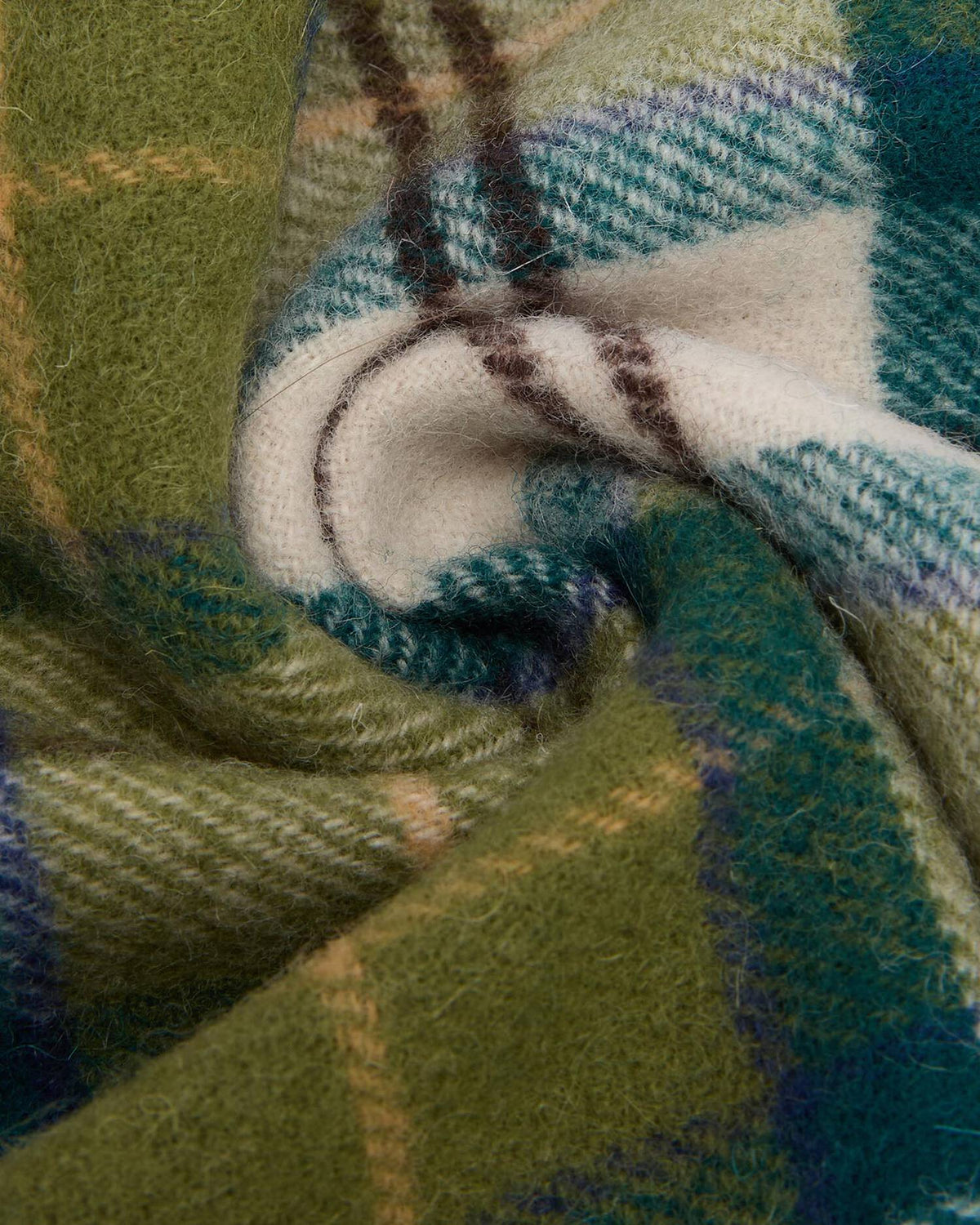 Barbour miesten huivi Tartan Lambswool Scarf, keltainen ruutu
