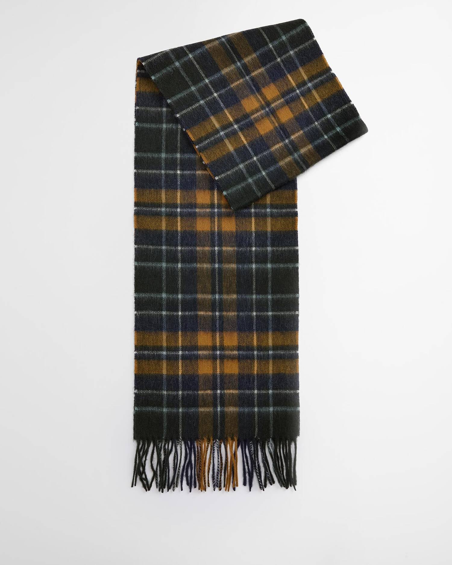 Barbour miesten huivi New Check Scarf, oranssiruutu