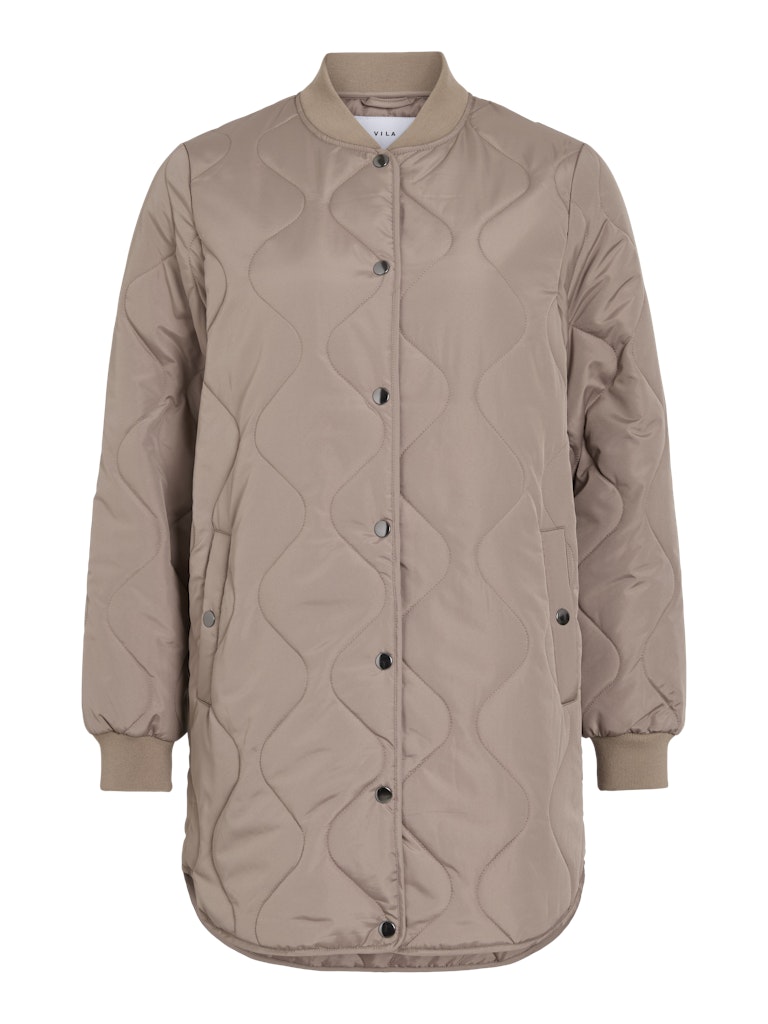 Vila naisten tikkitakki VITate Quilt Jacket, Taupe Gray