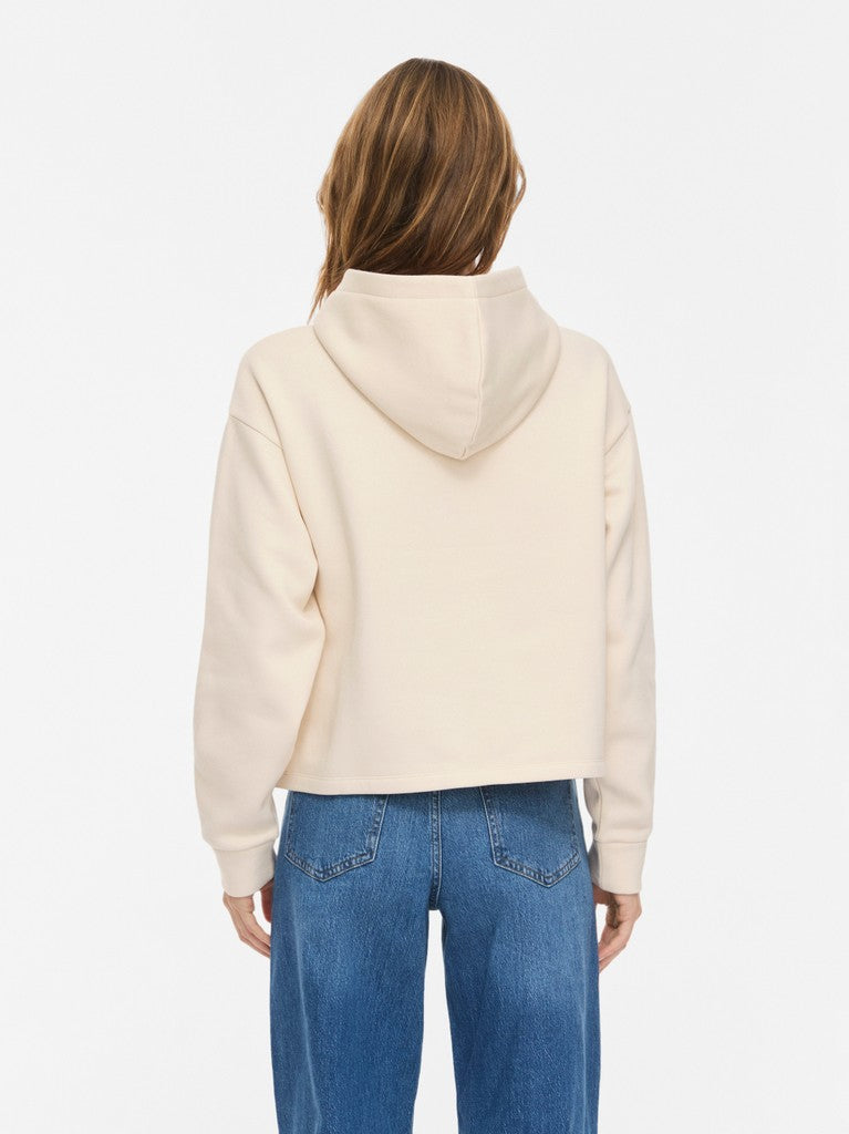 Vila naisten huppari Vihuris Short Hoodie, Birch