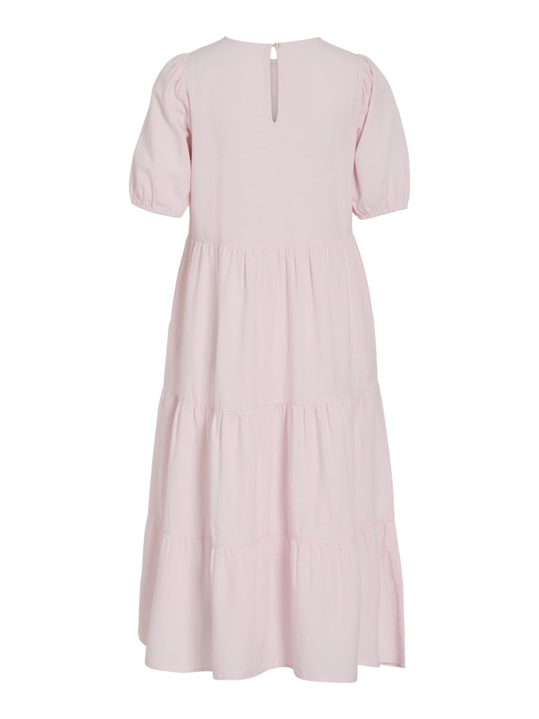 Vila mekko VIPrisilla 2/4 O-Neck Midi Dress, Cherry Blossom