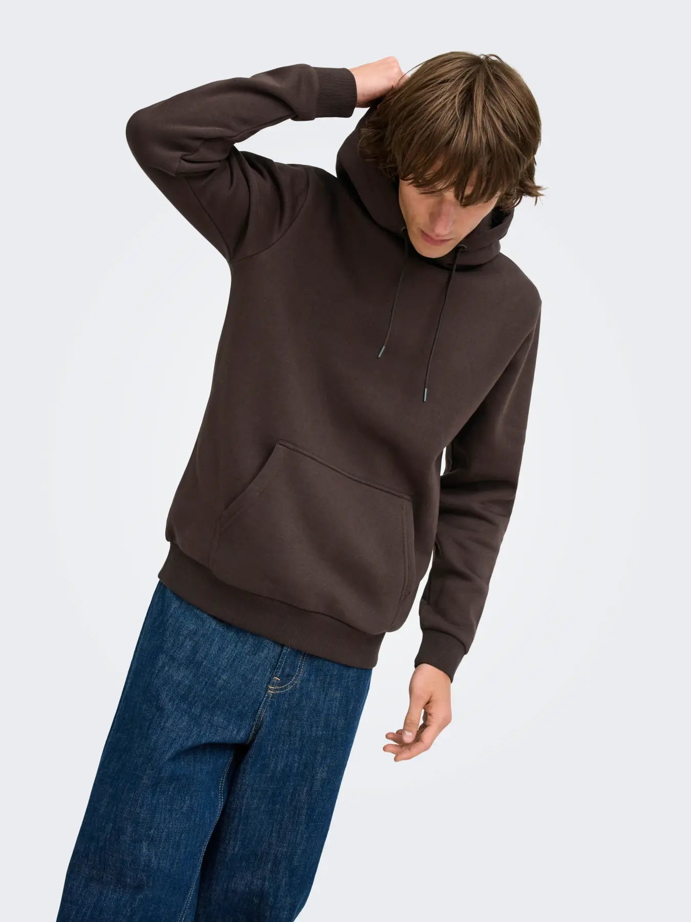 Only and Sons miesten huppari Onsceres, Coffee Bean
