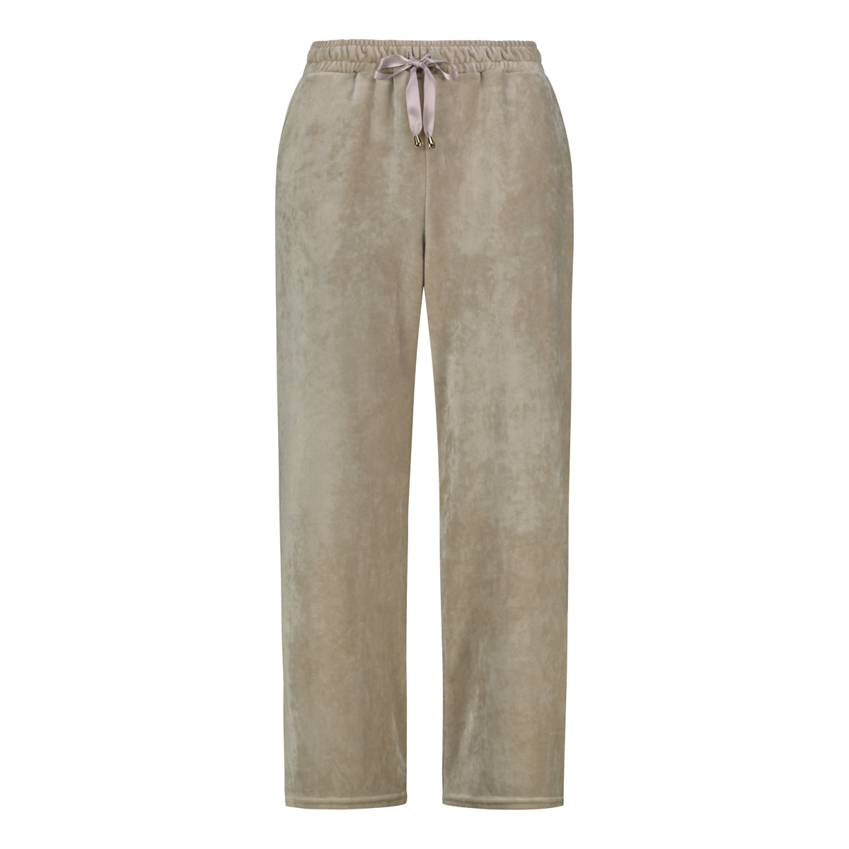 Sinnuu naisten housut Cia Velvet Pants, vaalea beige